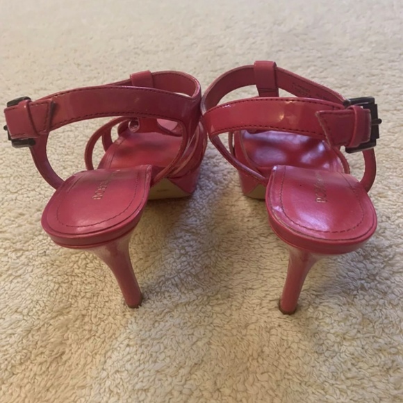 bcbgeneration shoes Women Size 7.5 Pink Platform Strappy  High Heels - Picture 2 of 5